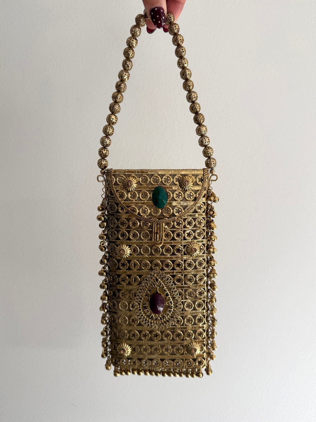 Kyra Mobile Bag | Gold