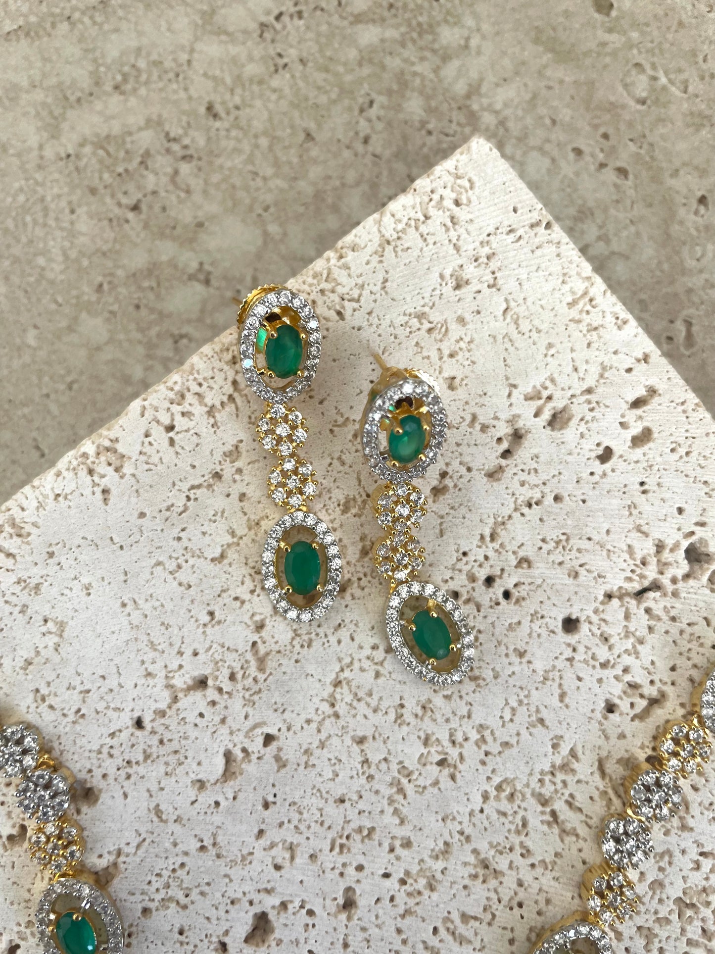 Tripti Necklace Set Green