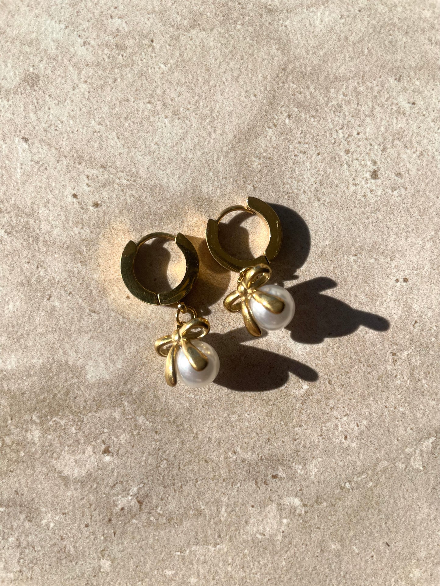 Blair Bow Pearl Earrings