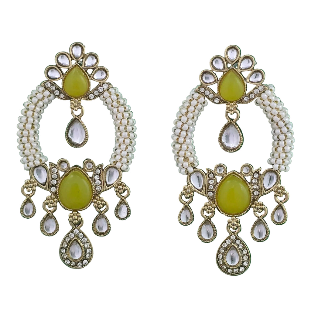 Prisha Earrings | Yellow
