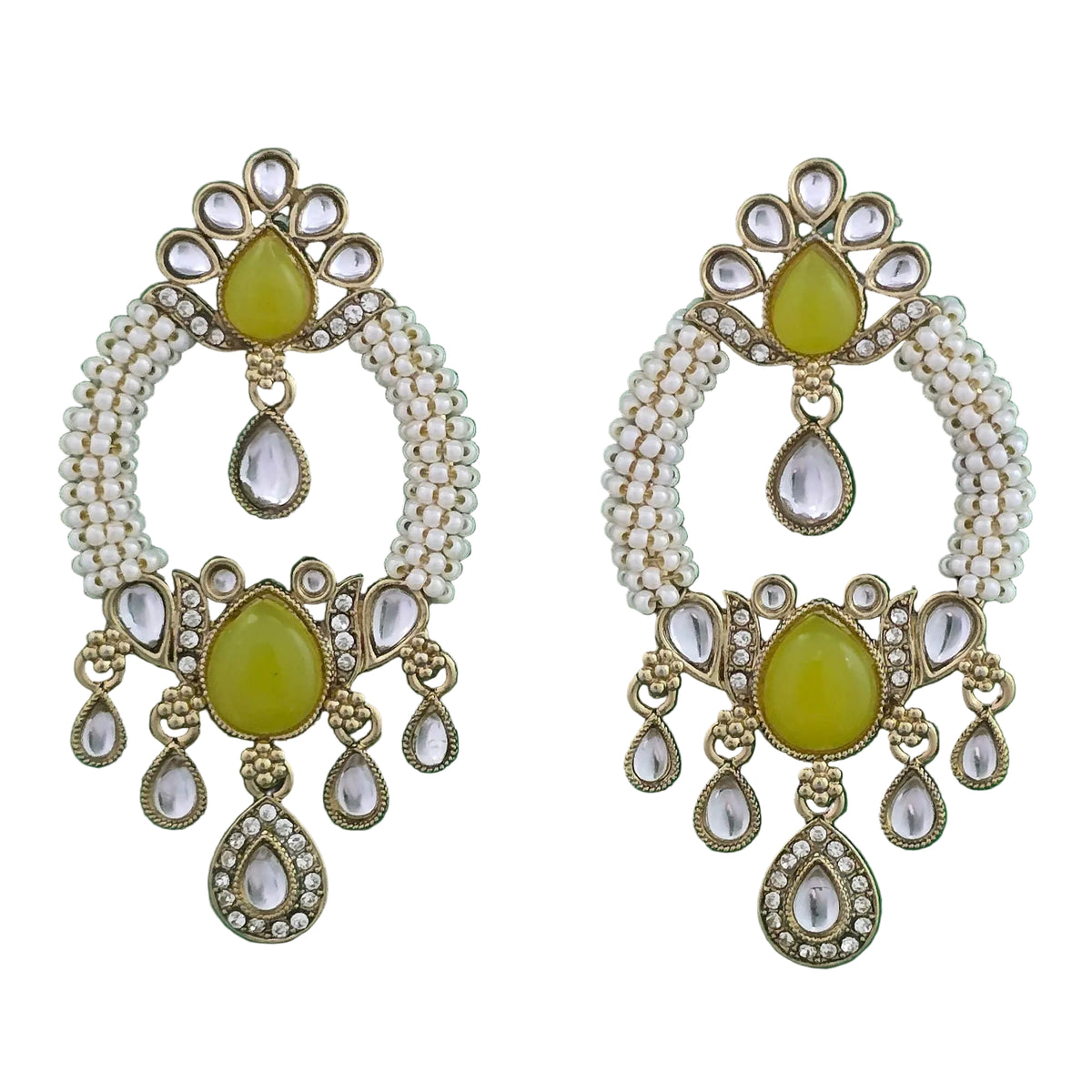Prisha Earrings | Yellow