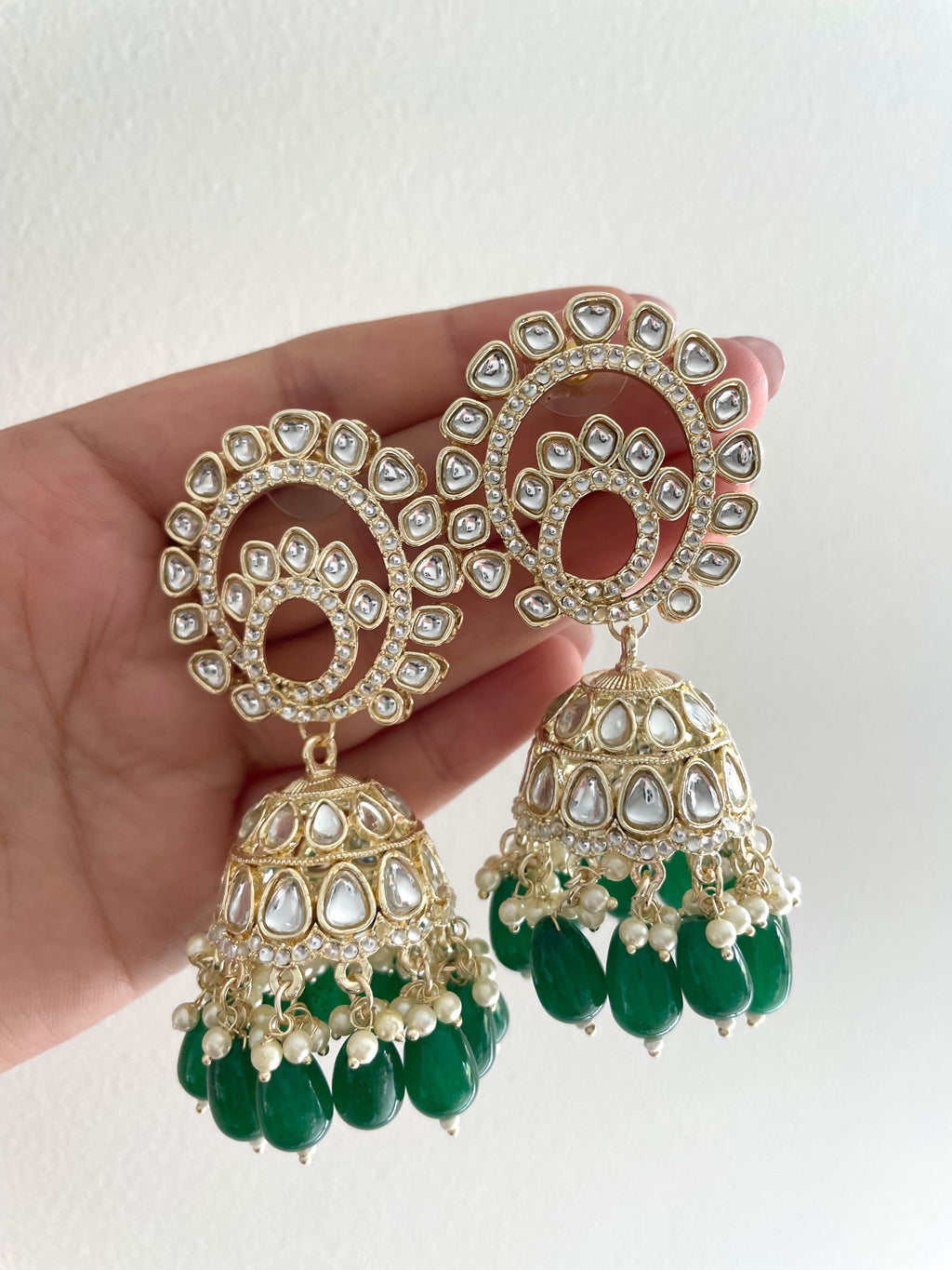 Siya Earrings | Green