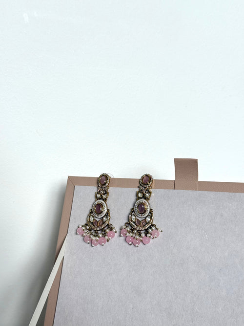 Wamiqa Earrings | Baby Pink