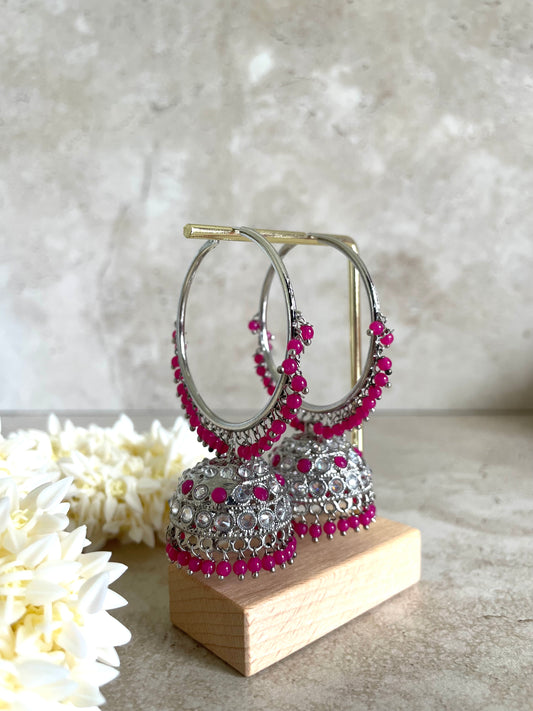 Neha Earrings Pink