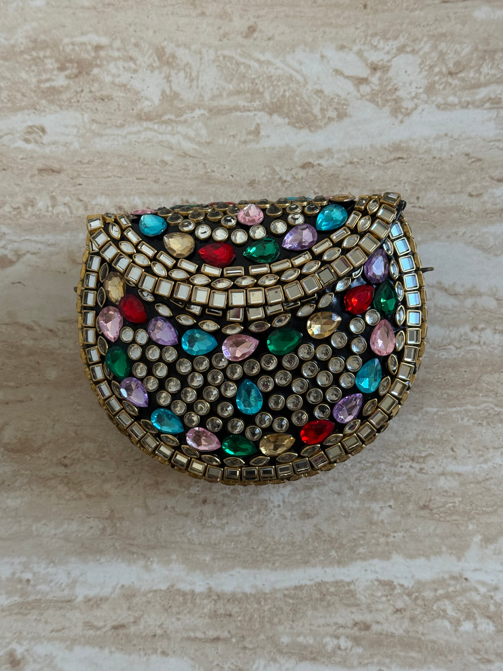 Satya Beaded Mini Clutch | Multi