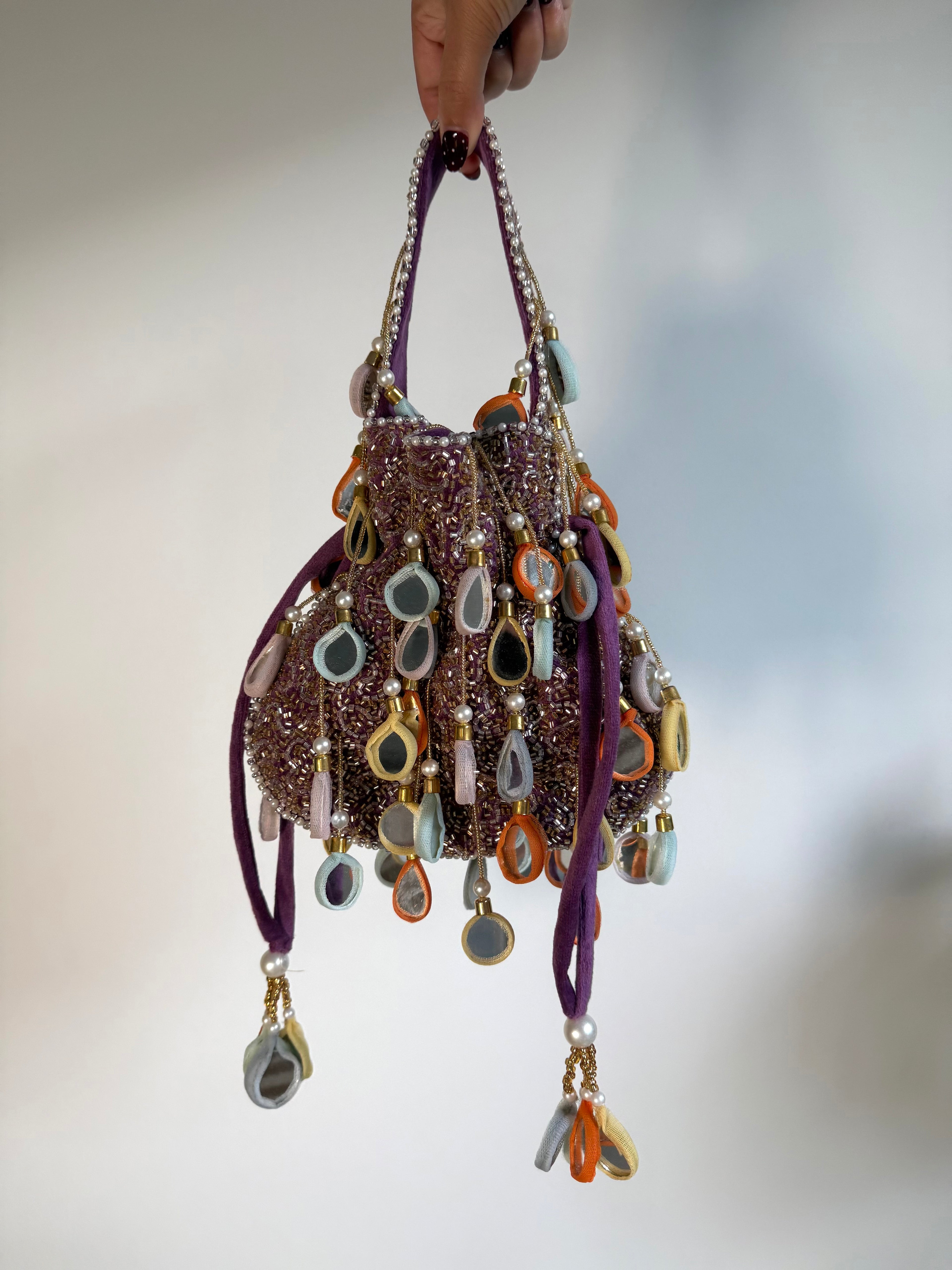 Amara Mirror Bag | Purple