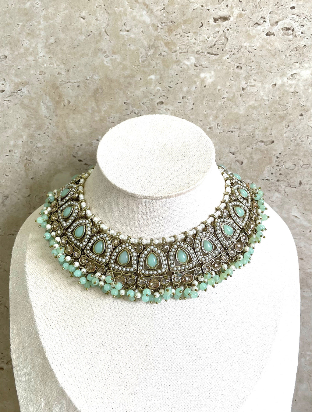 Zoya Necklace Set Mint