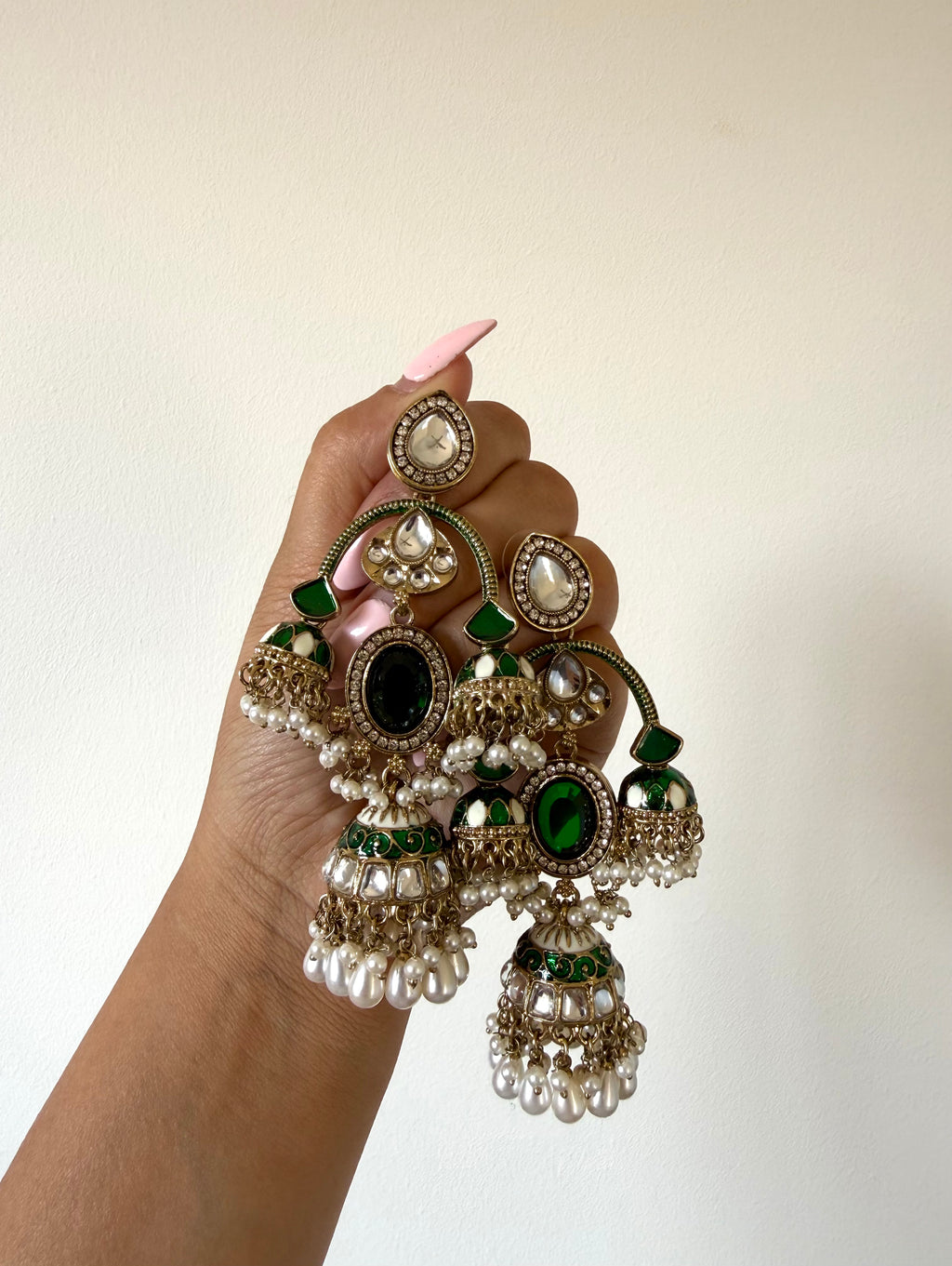 Ira Earrings | Green