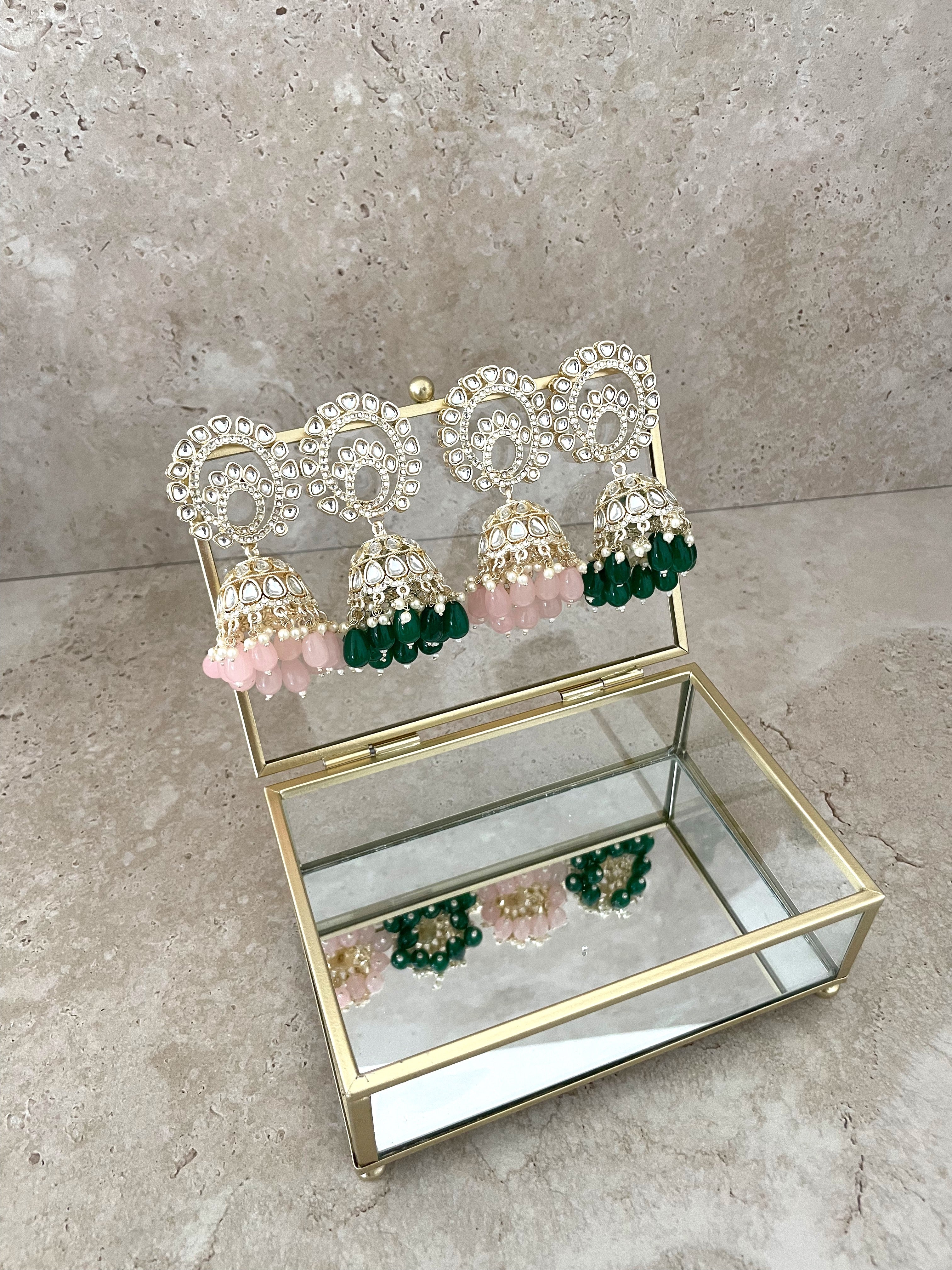 Siya Earrings | Green