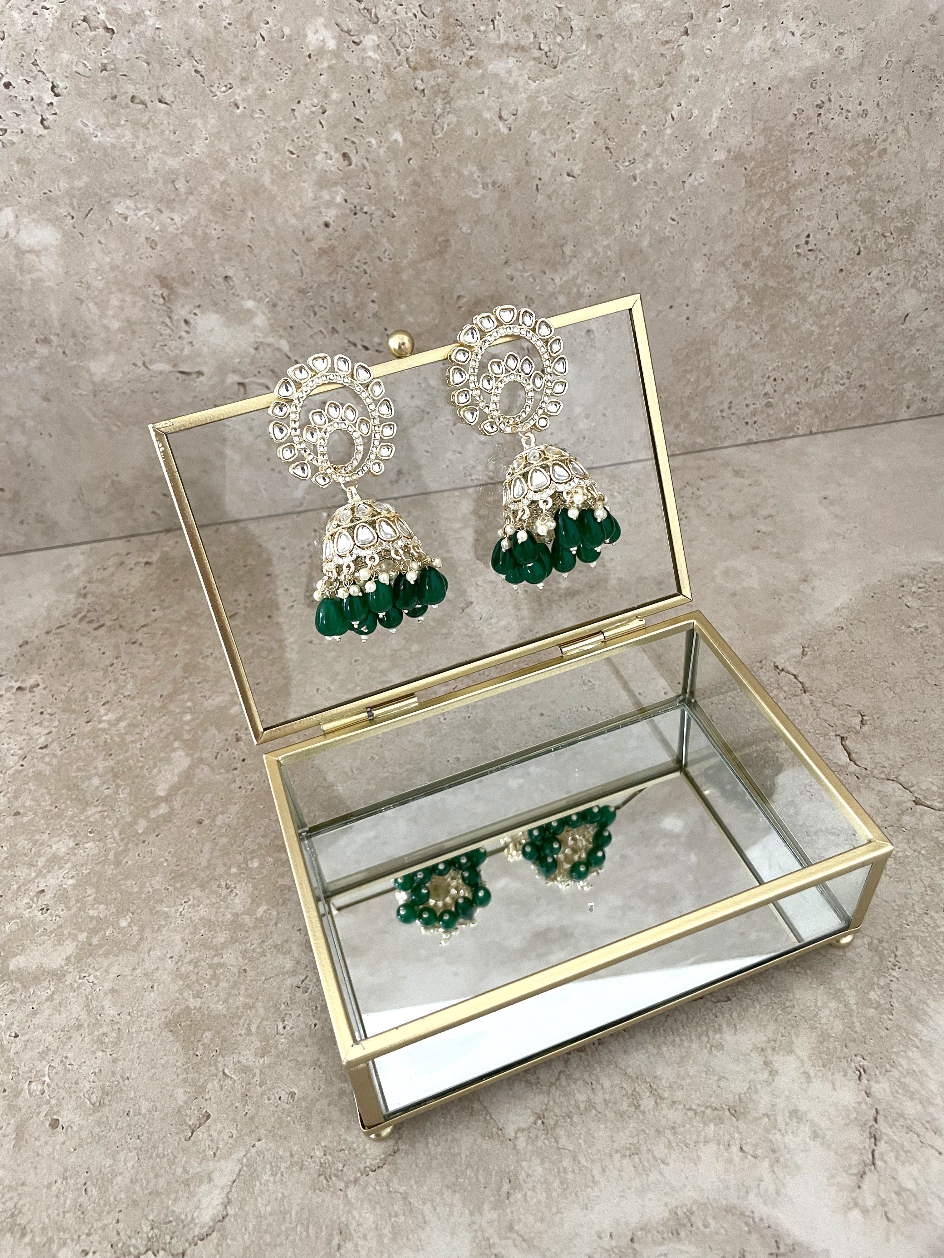 Siya Earrings | Green