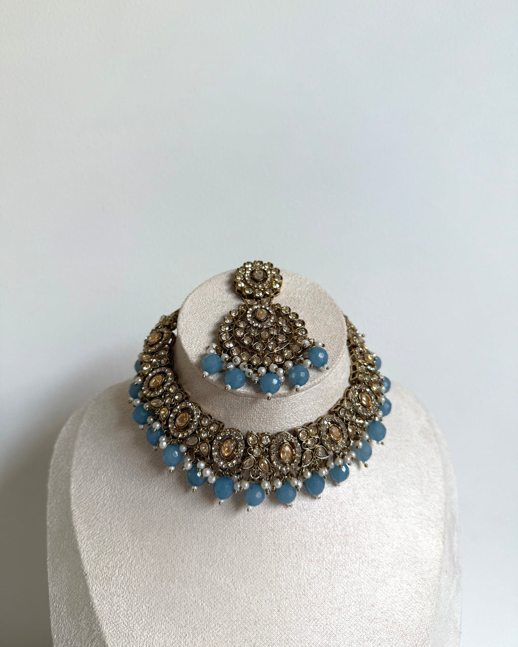 Ananya Necklace Set Blue