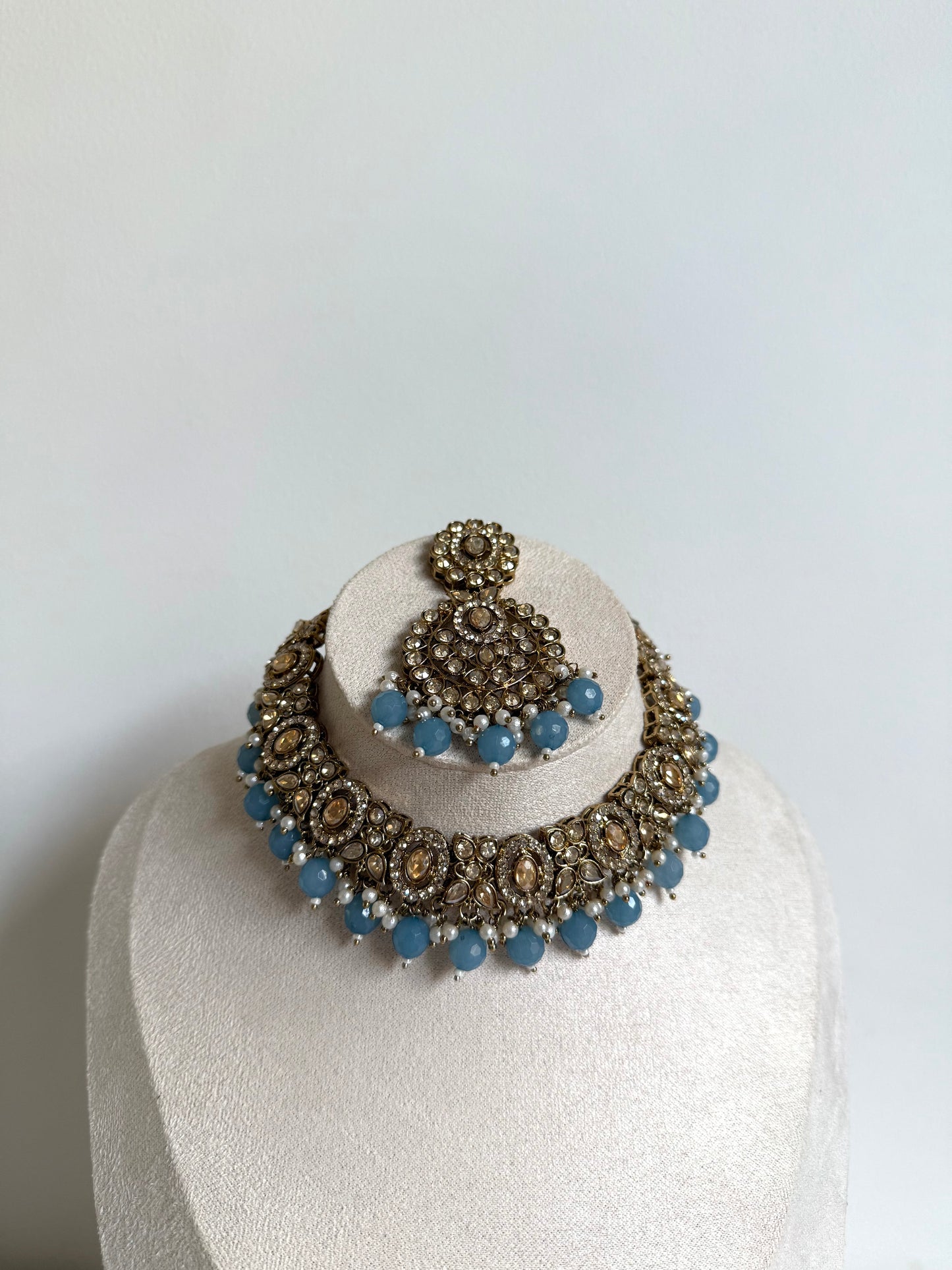 Ananya Necklace Set Blue