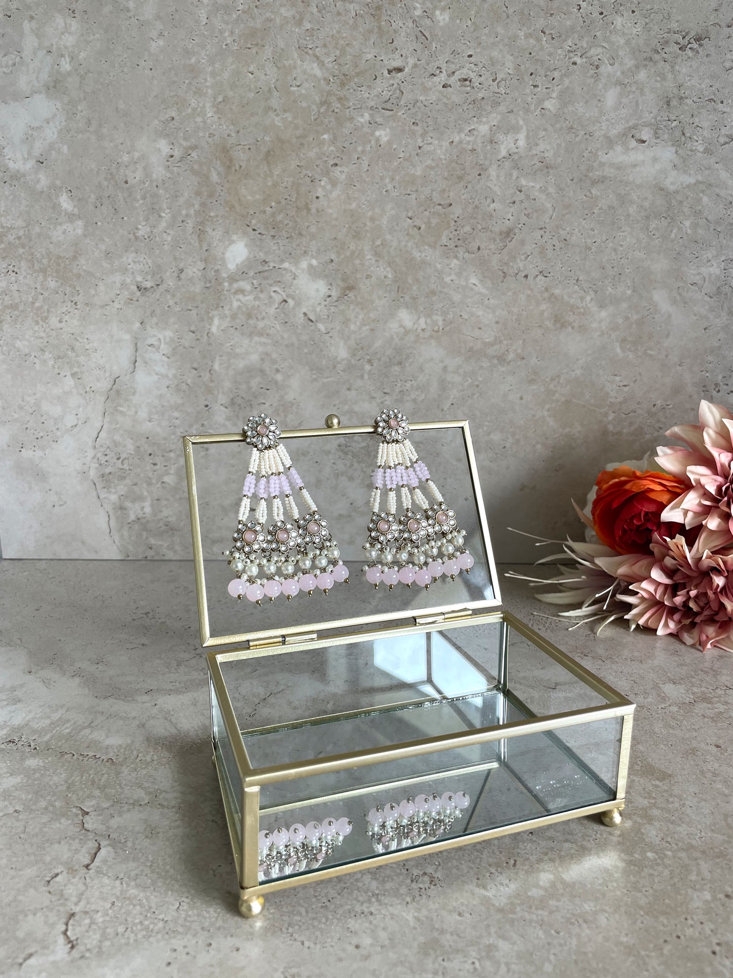 Harleen Earrings Light Pink