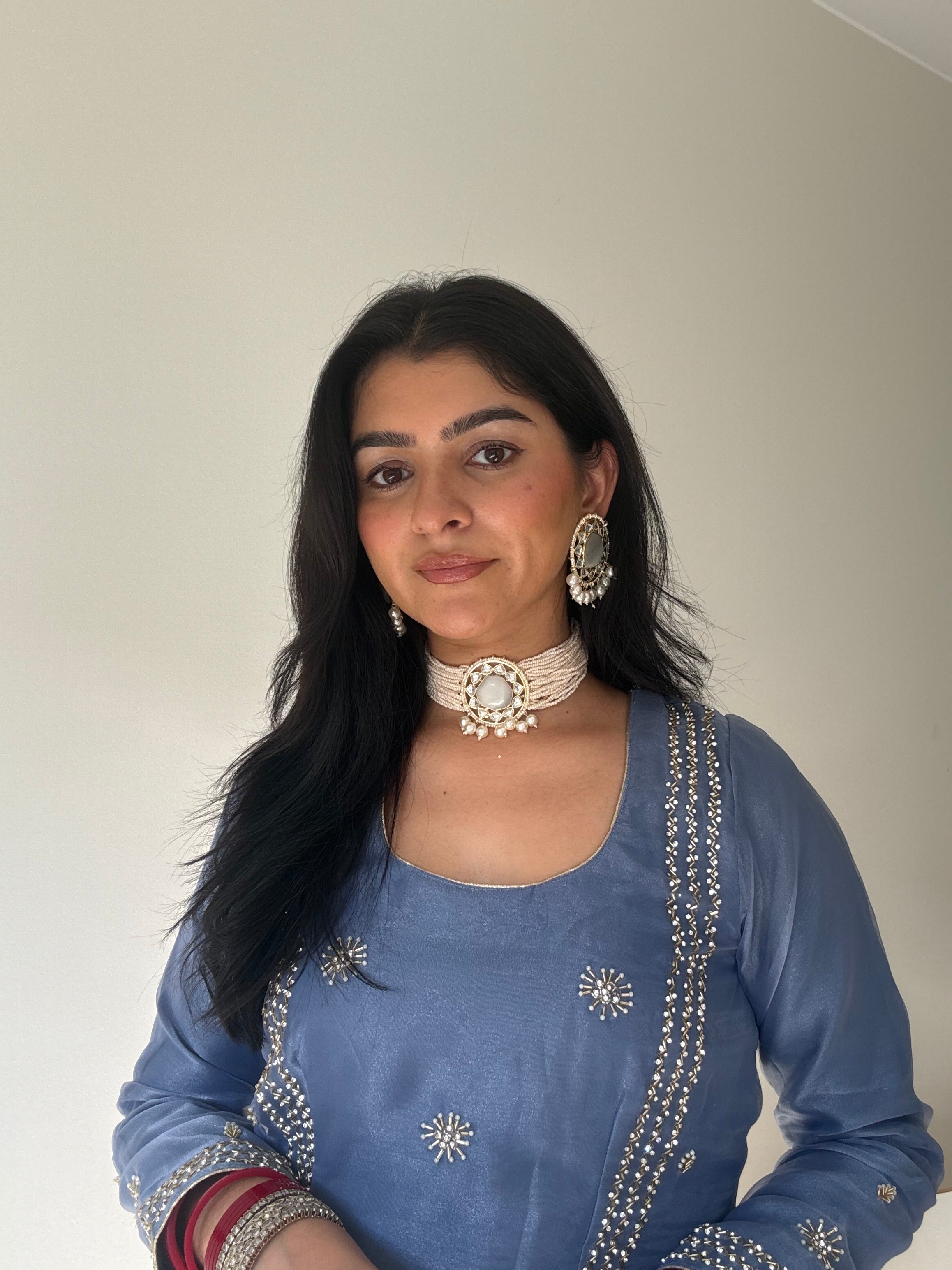 Soha Necklace Set | White