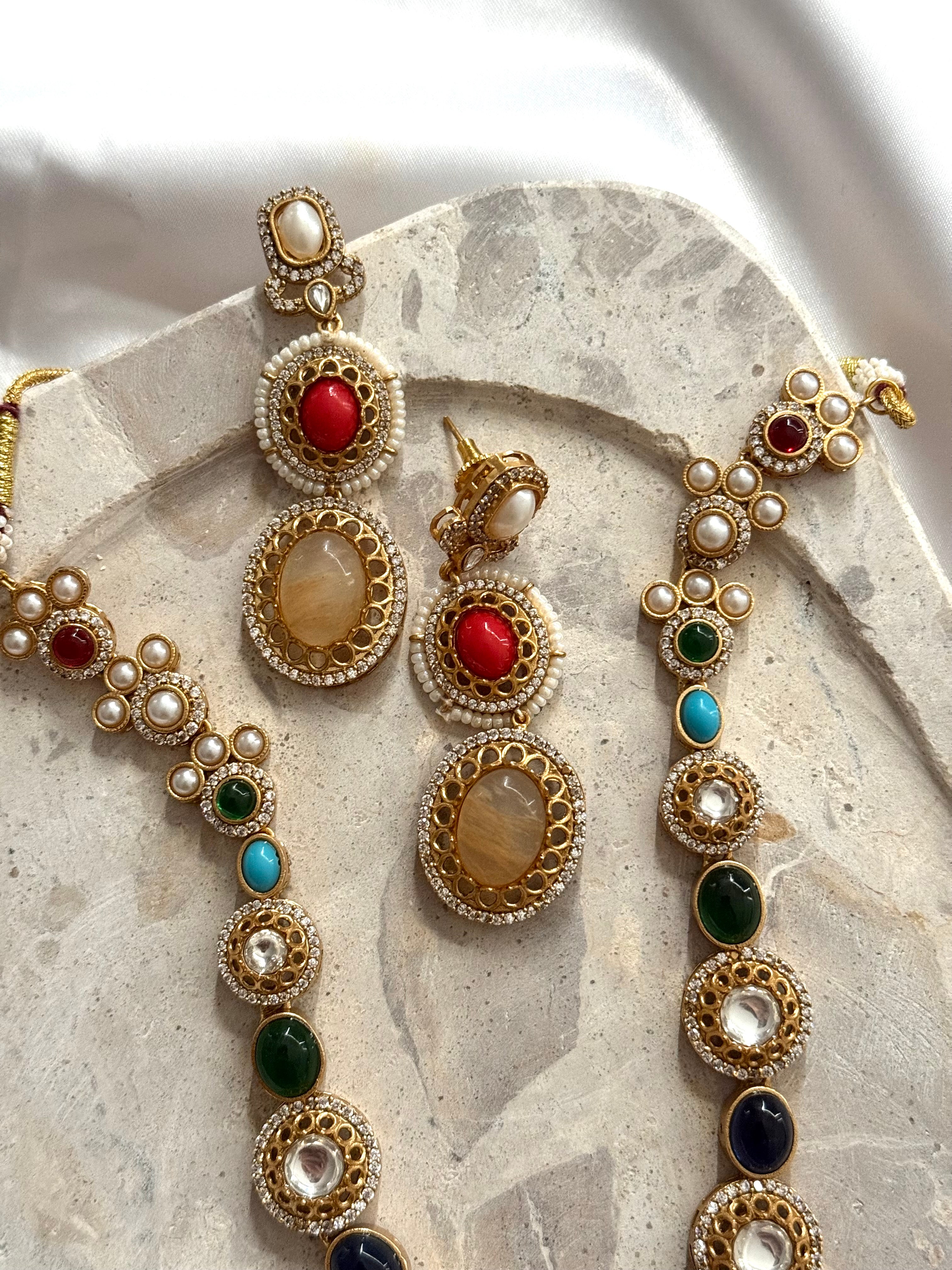 Vihana Necklace Set | Multi