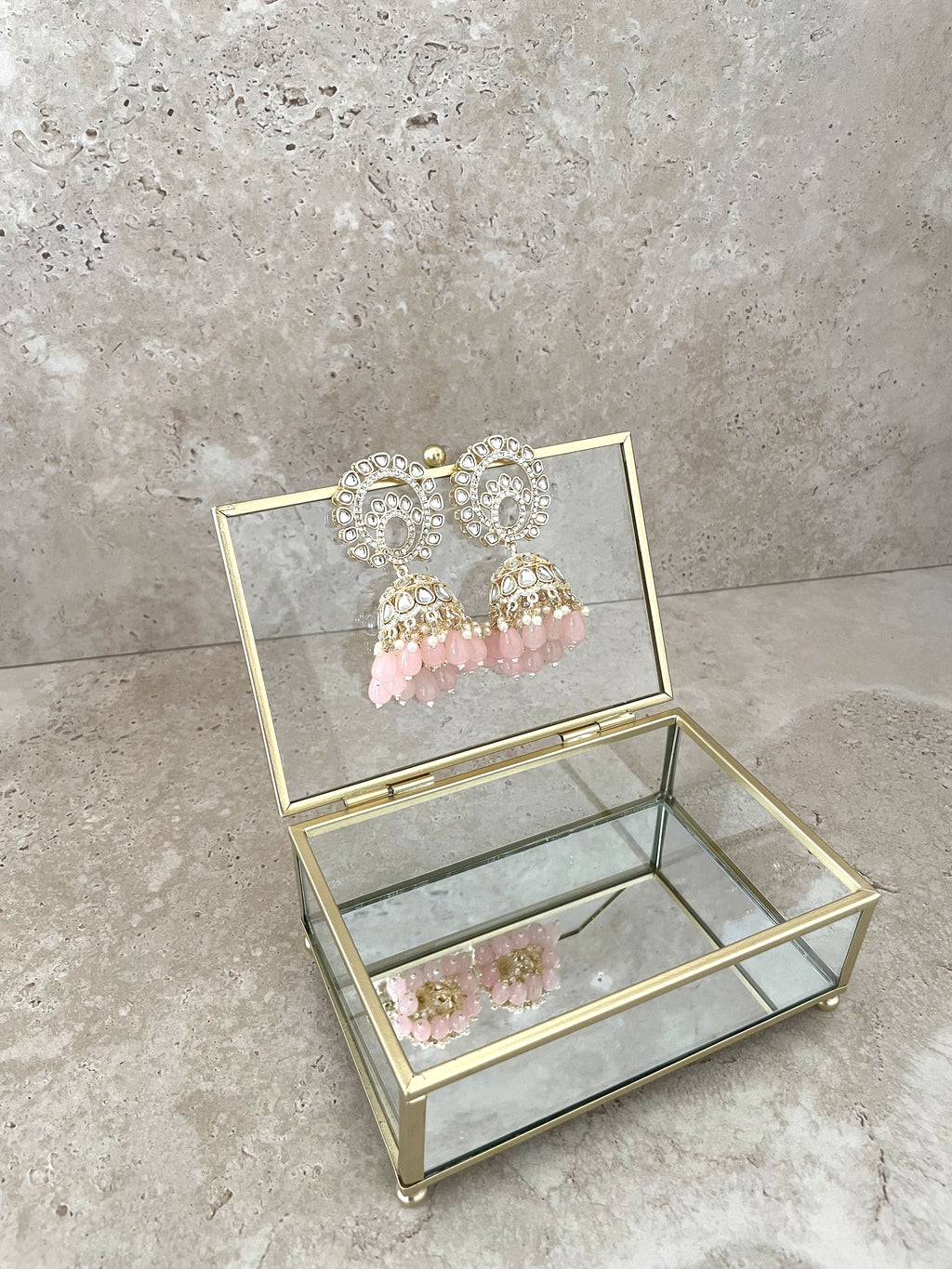 Siya Earrings | Light Pink