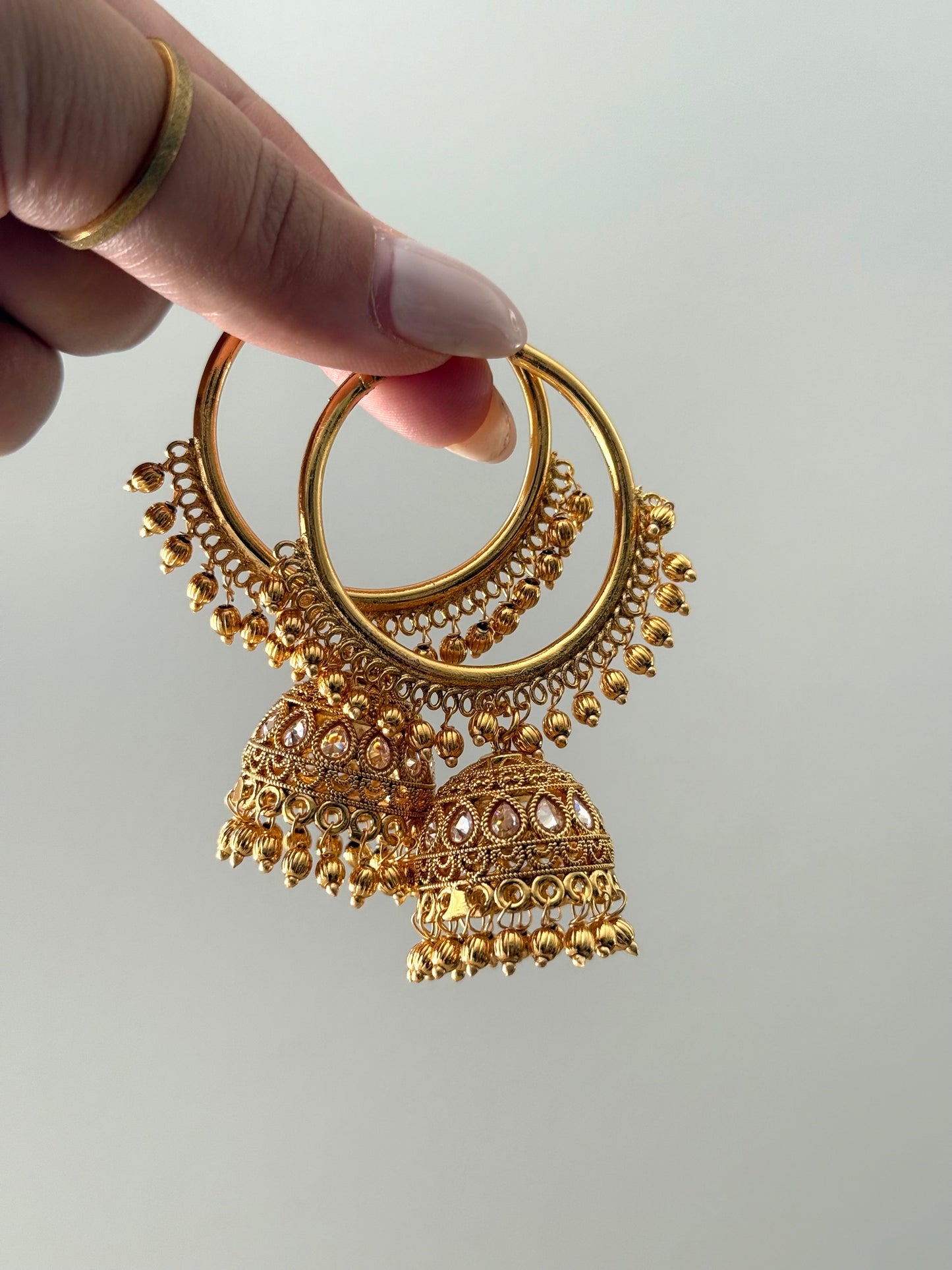 Ziya Jhumka Gold