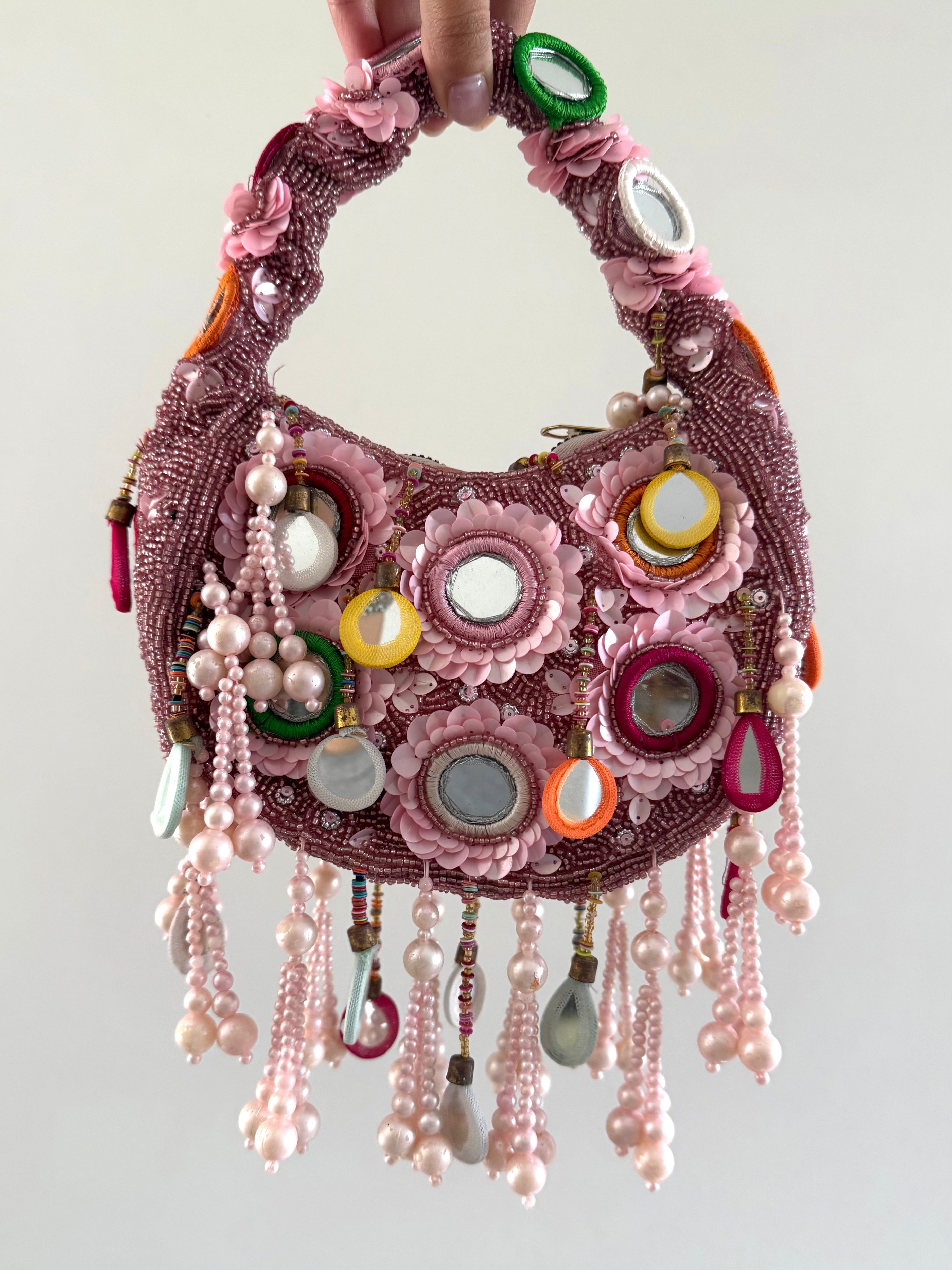 Zara Mirror Bag | Pink