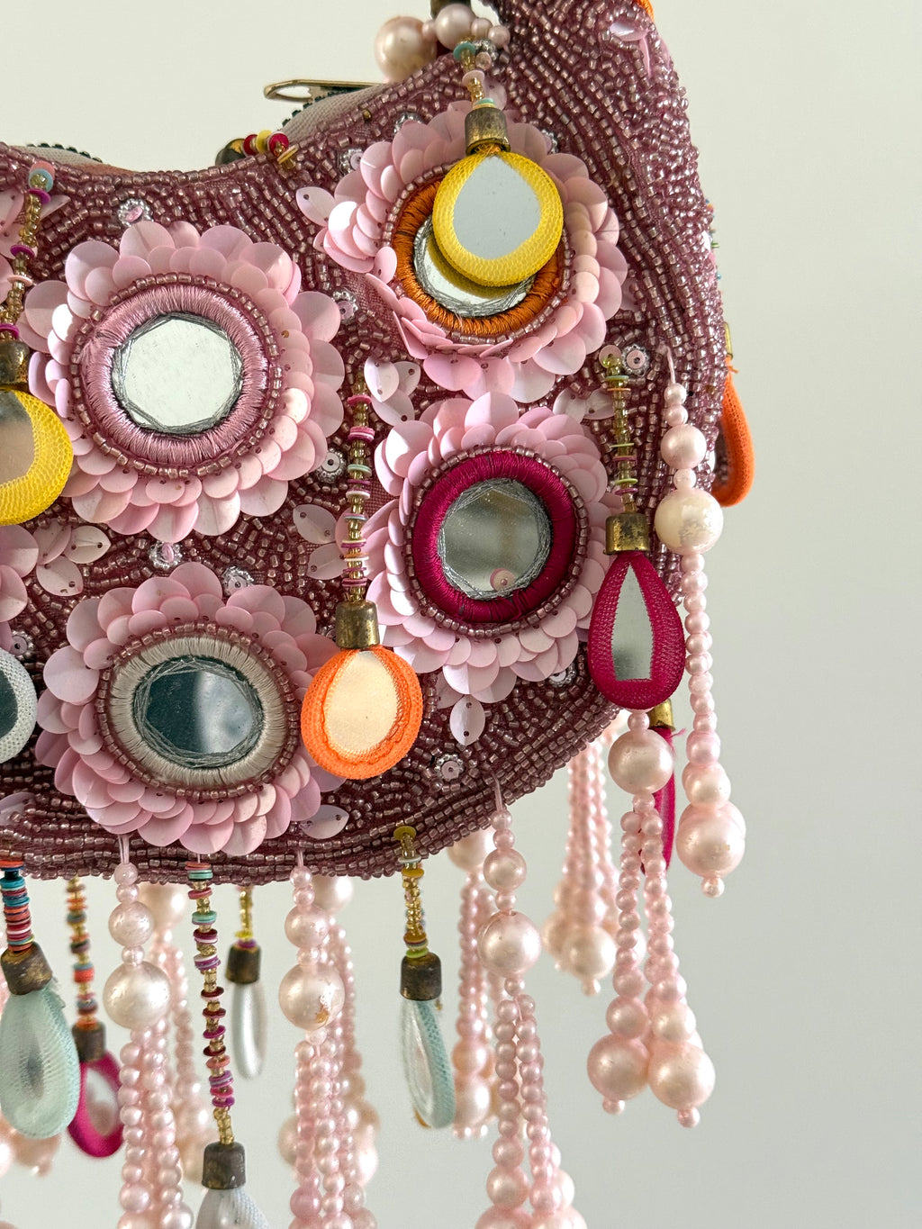 Zara Mirror Bag | Pink