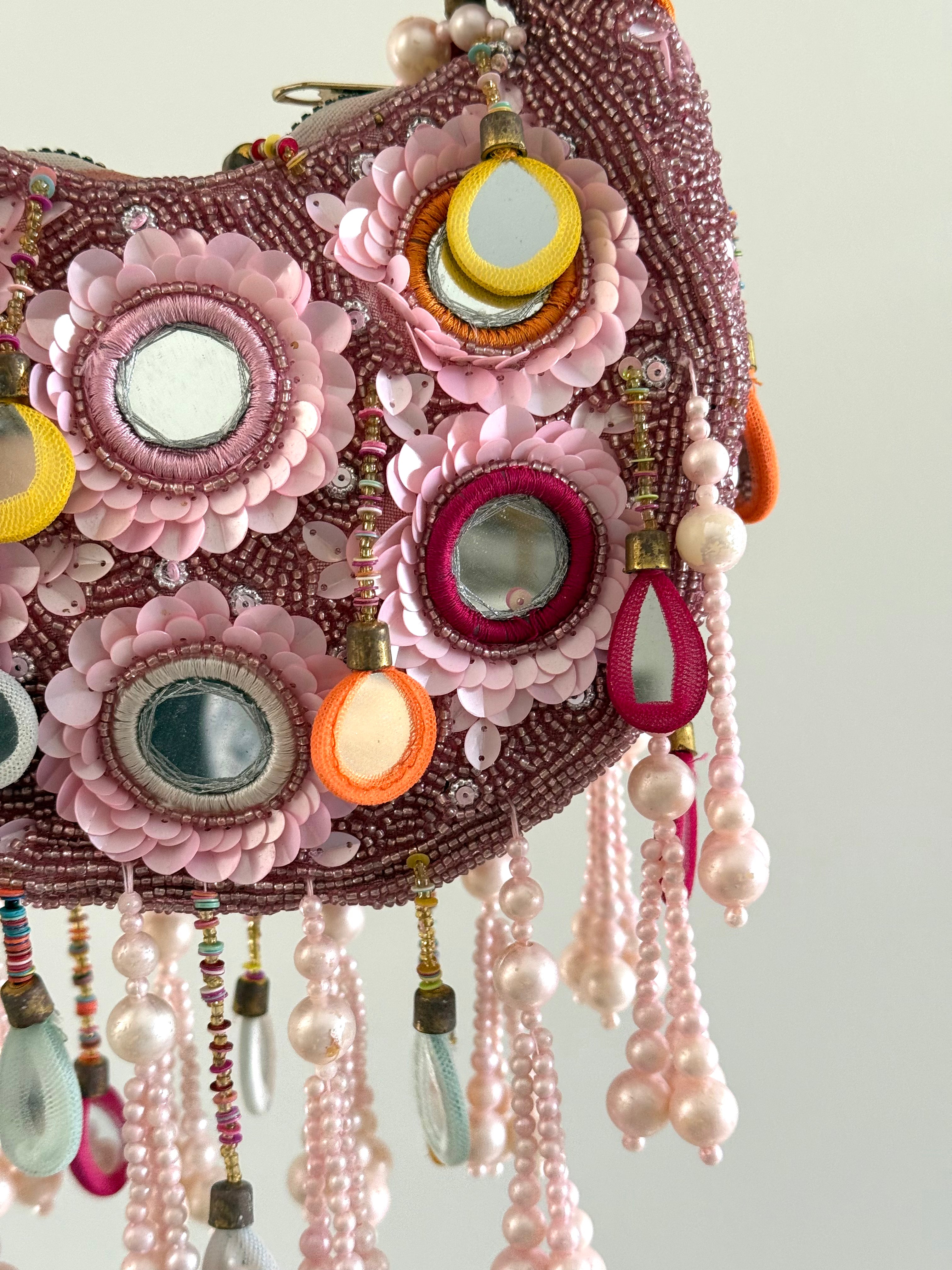 Zara Mirror Bag | Pink