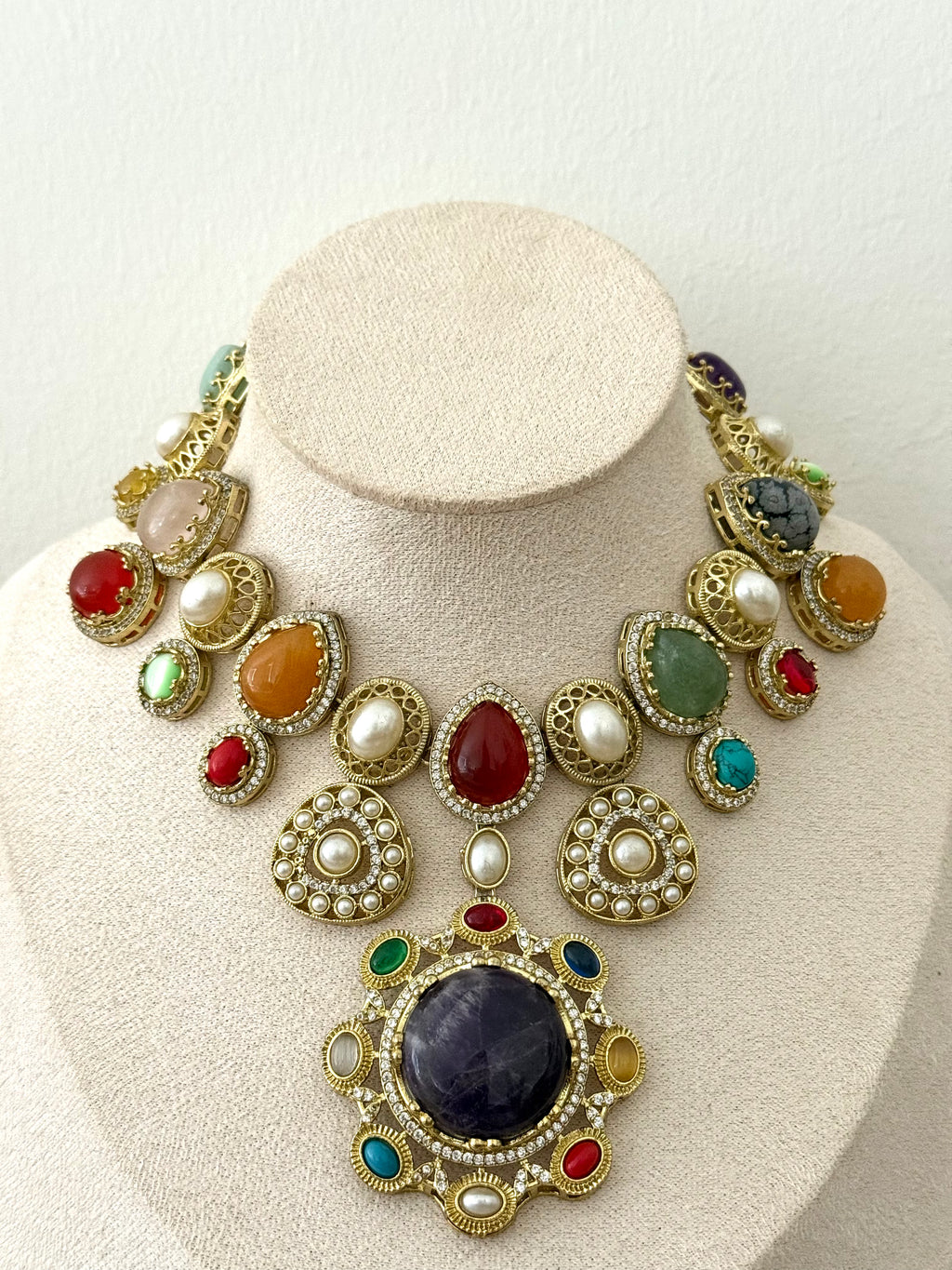 Aarika Necklace Set | Multi