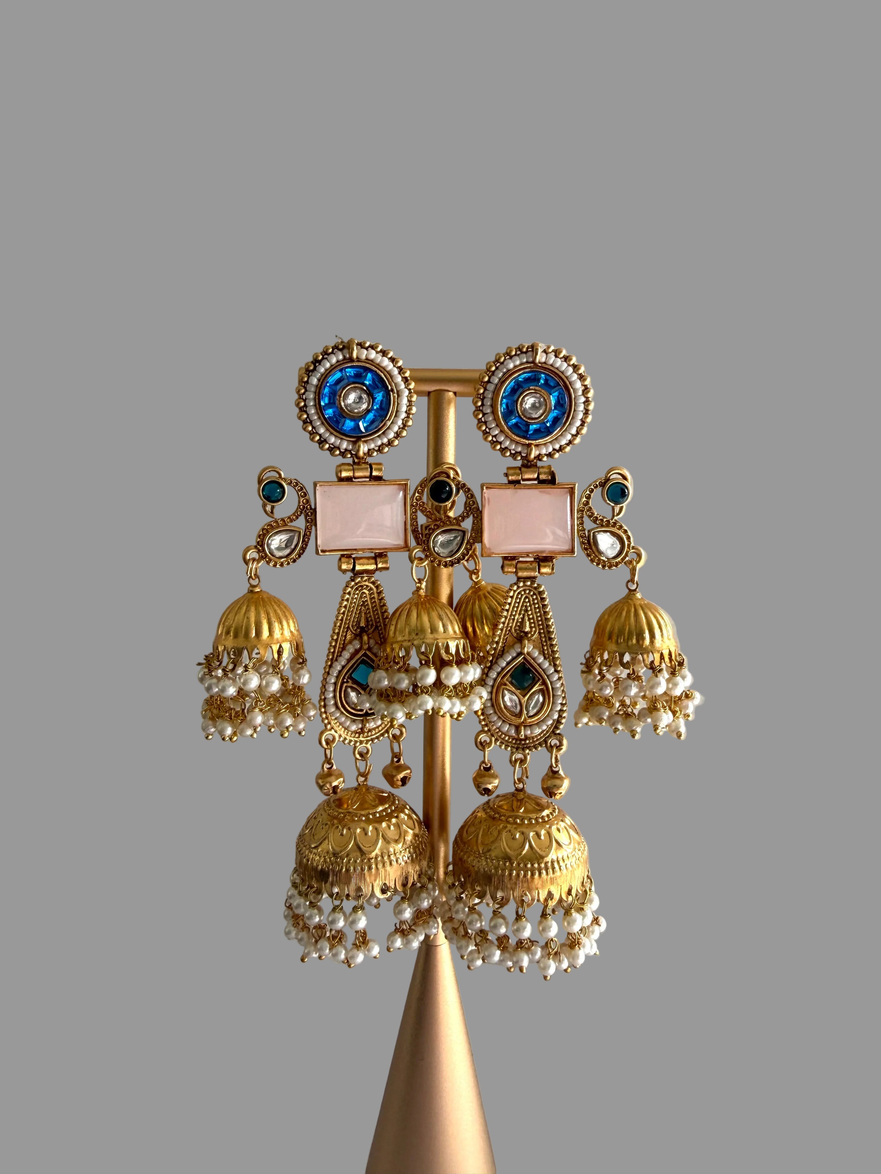 Kiasha Earrings | Baby Pink