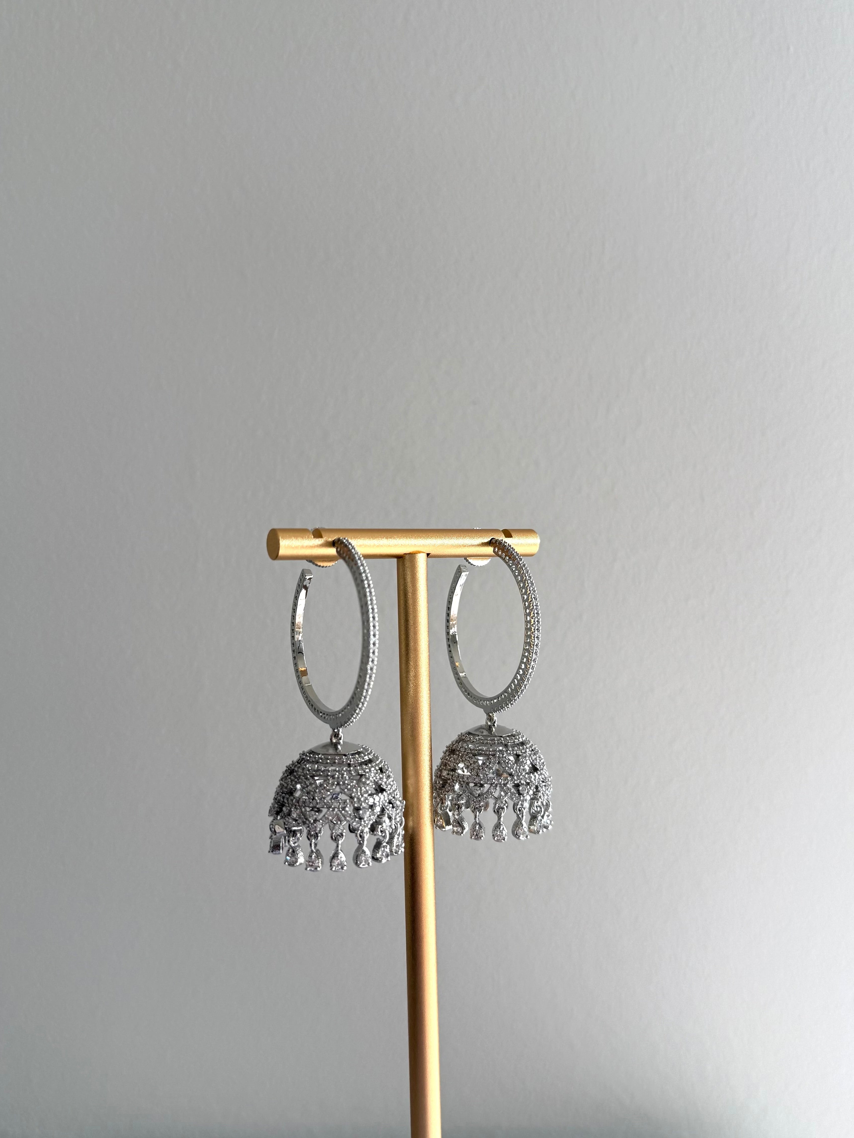 Mysha Jhumki | Silver