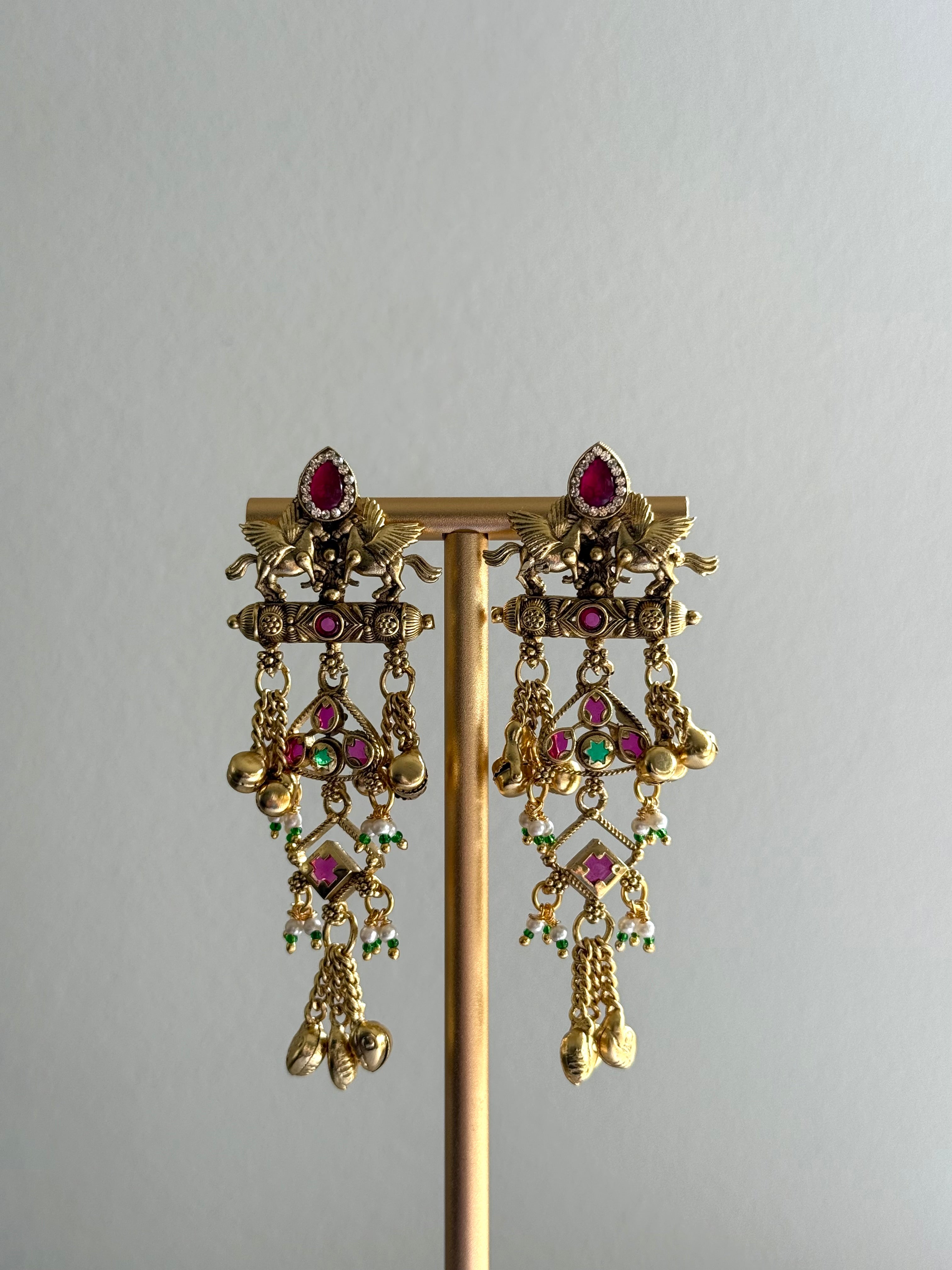 Zivah Kashmiri Earrings