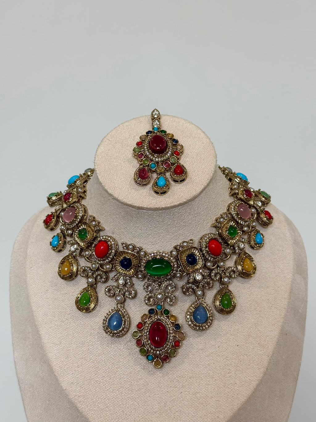Ambika Necklace Set | Multi