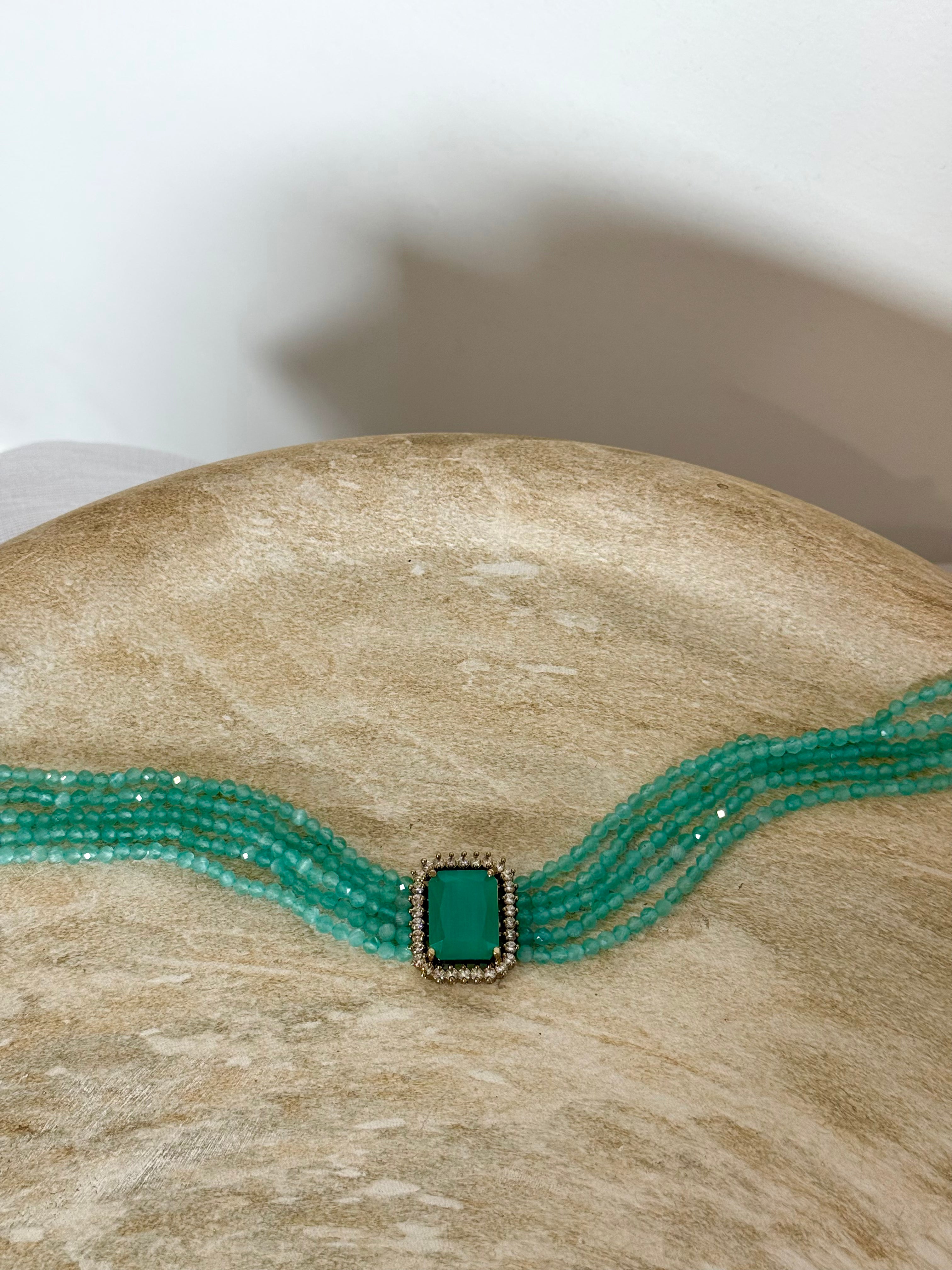 Rumi Choker Set | Mint