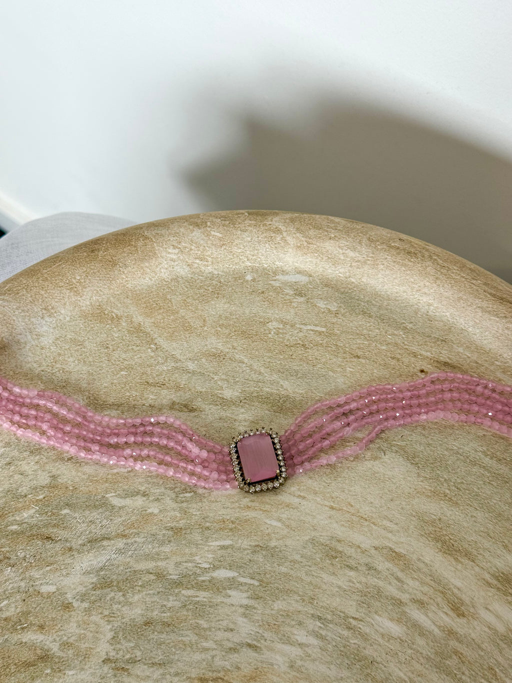 Rumi Choker Set | Baby Pink
