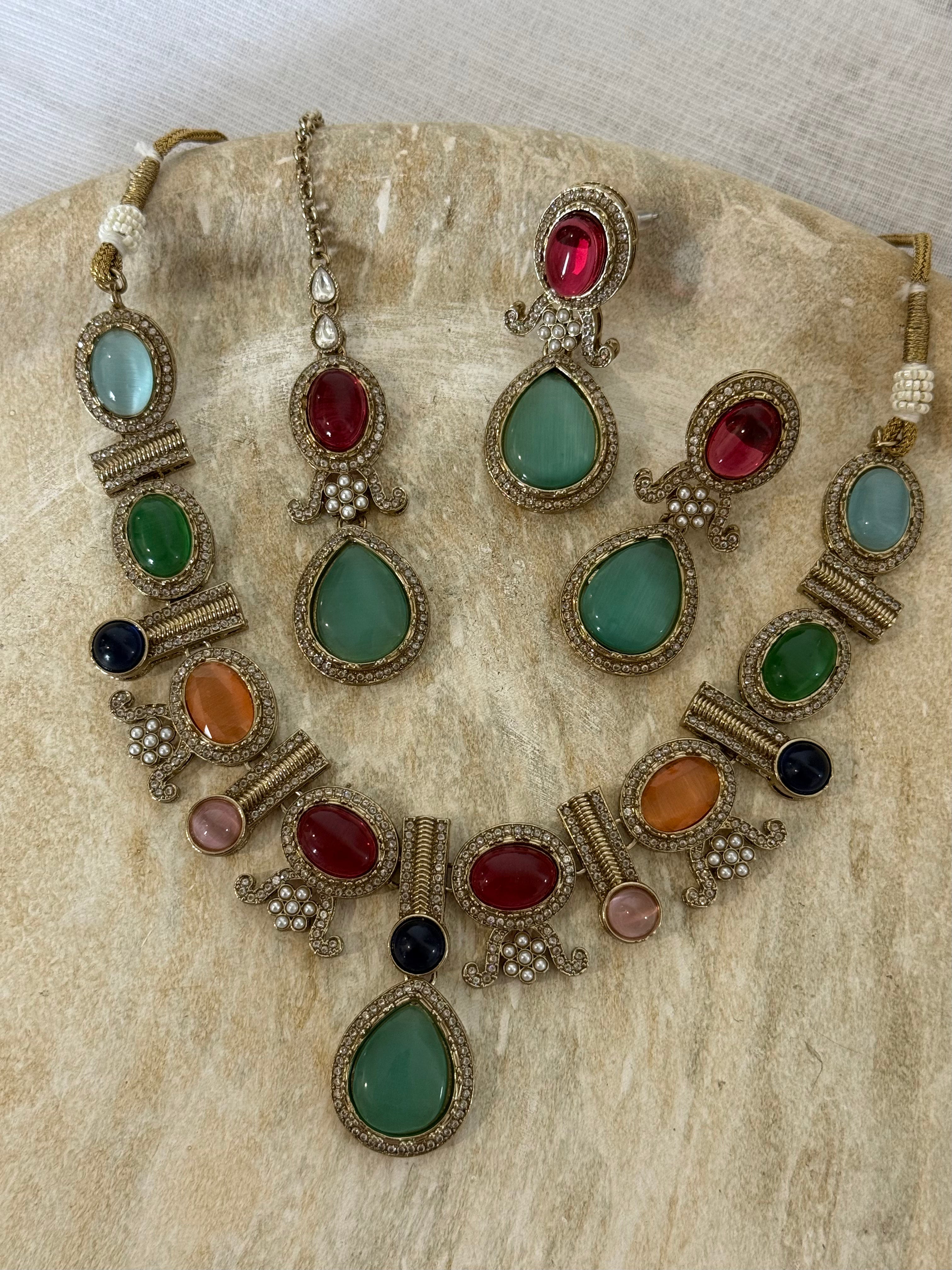 Shalini Necklace Set | Multi