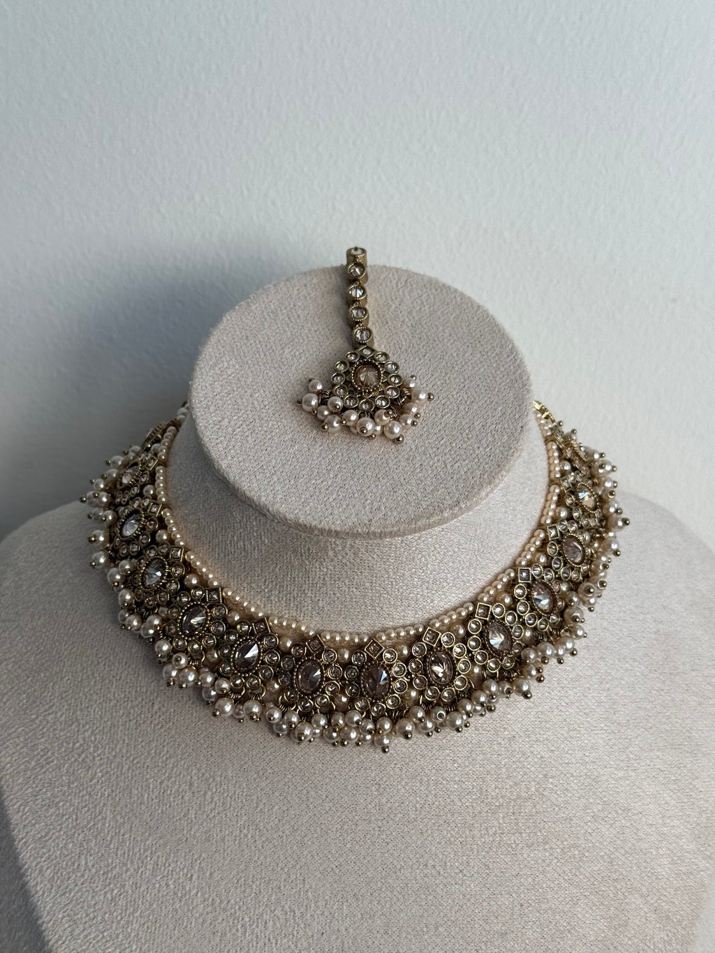 Saira Necklace Set | Gold