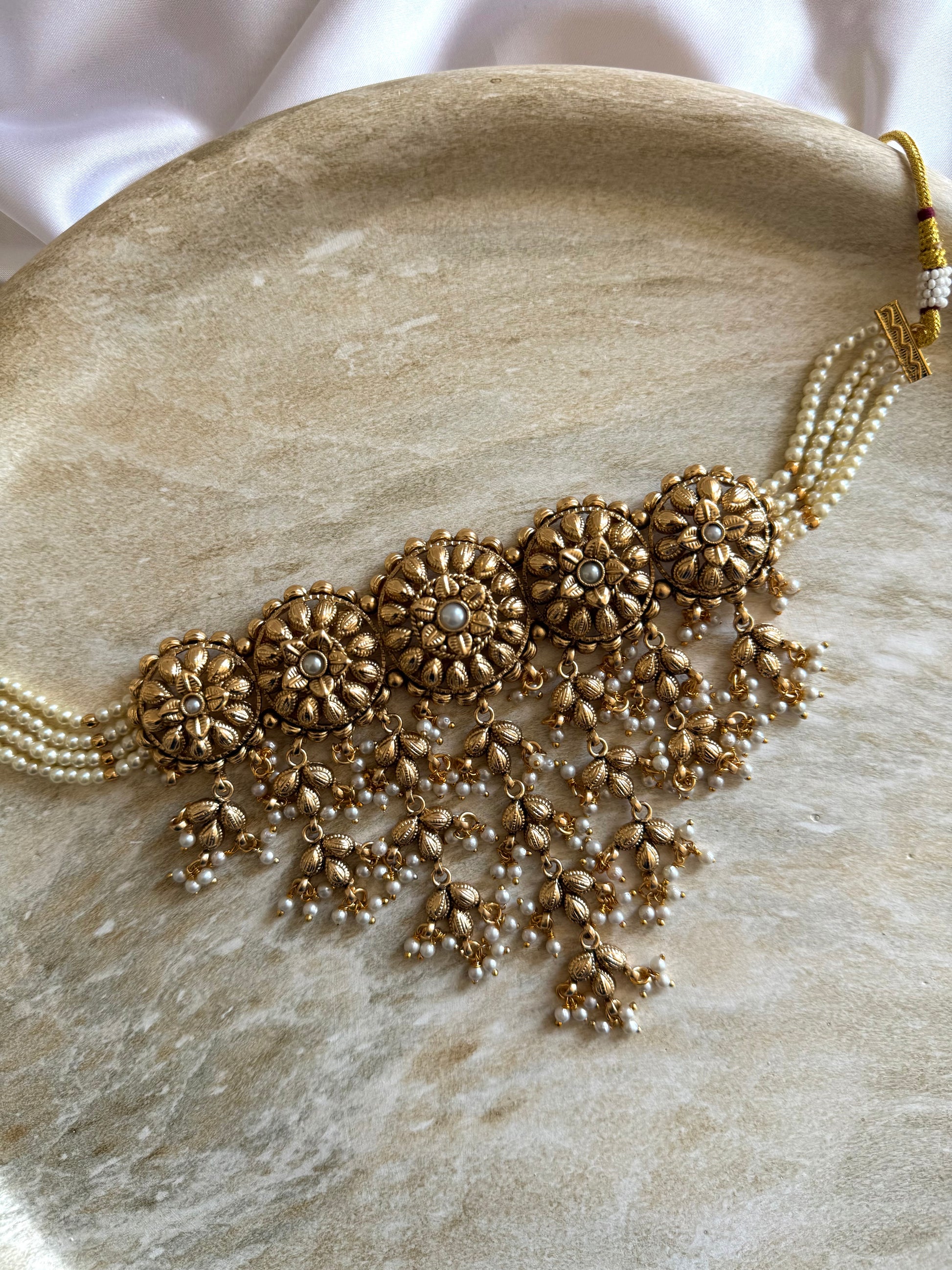 Mira Necklace Set Gold