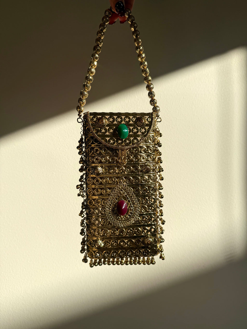 Kyra Mobile Bag | Gold