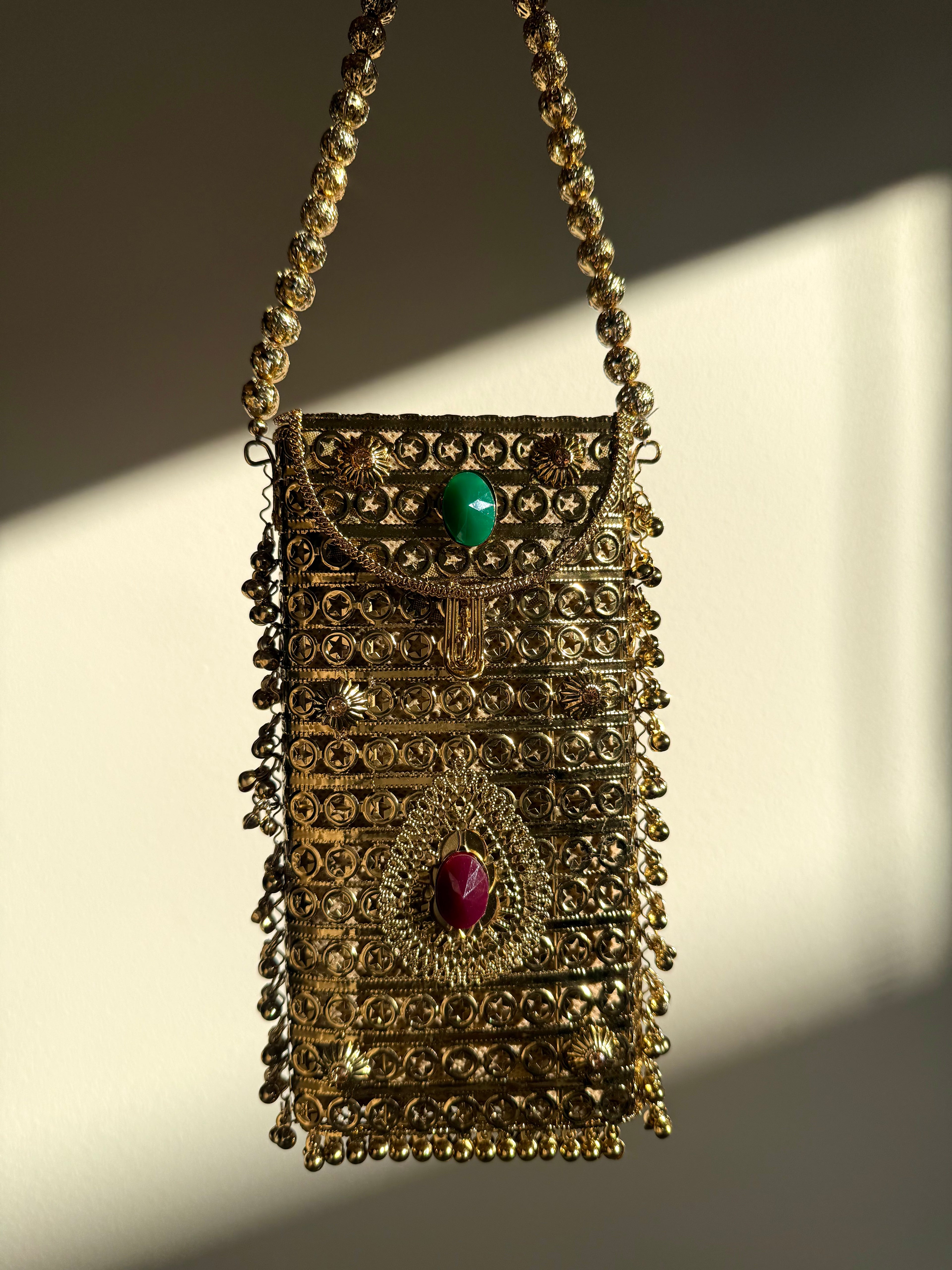Kyra Mobile Bag | Gold