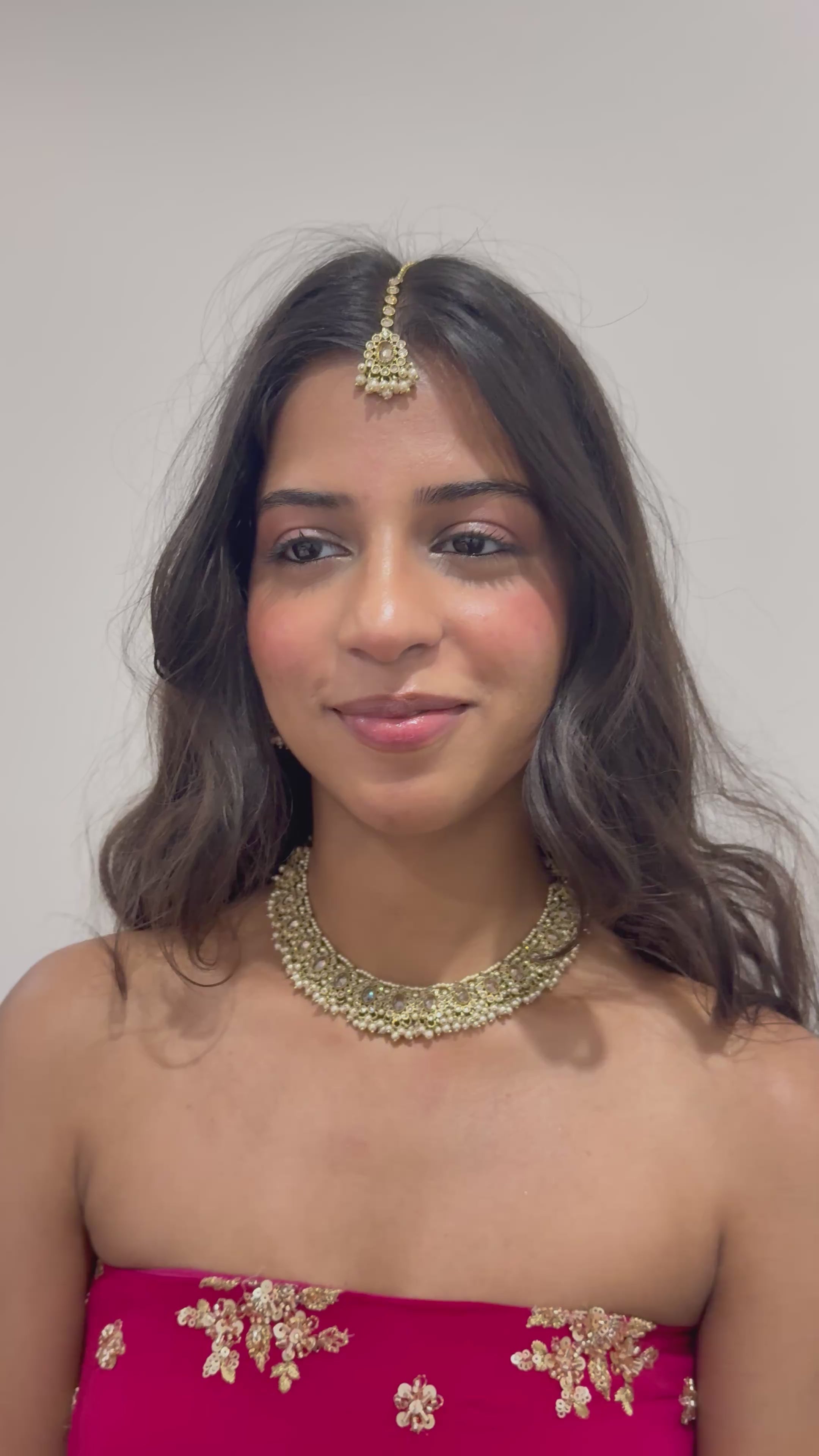 Saira Necklace Set | Gold
